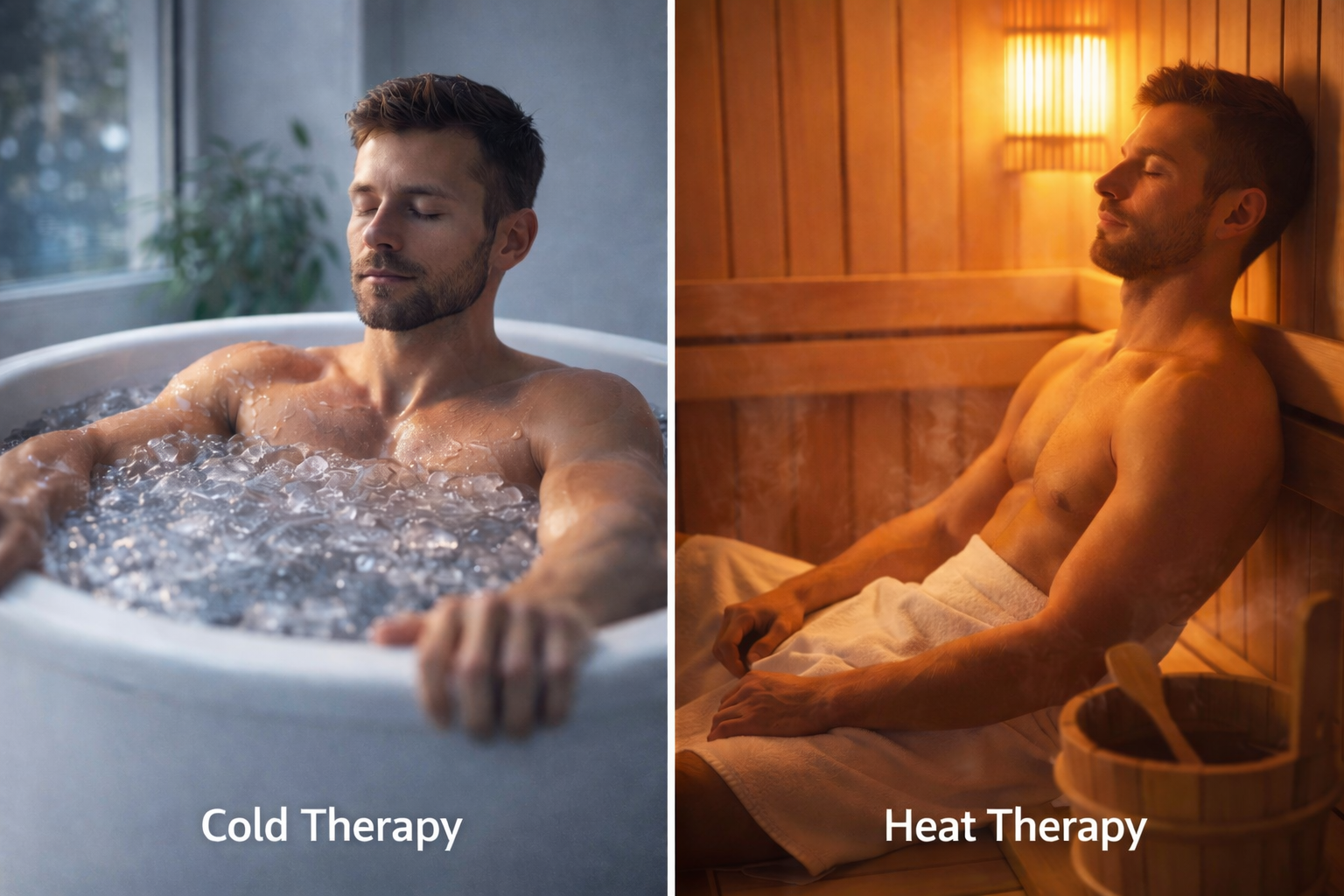 Comparaison des thérapies de récupération : bain de glace (froid) vs sauna (chaleur)